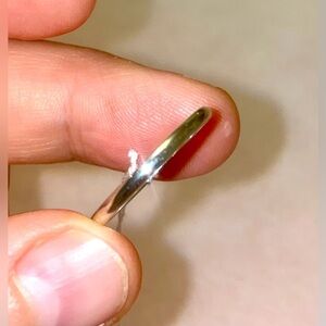 Elegant Silver Ring. Unisex. Size 10. Thin
